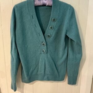 J. Crew Cashmere Sweater in Soft Blue